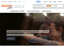Tablet Screenshot of abilities.com